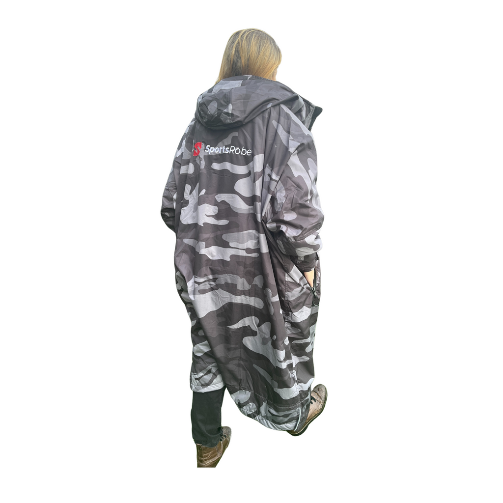 The SportsRobe - Adult Grey Camo