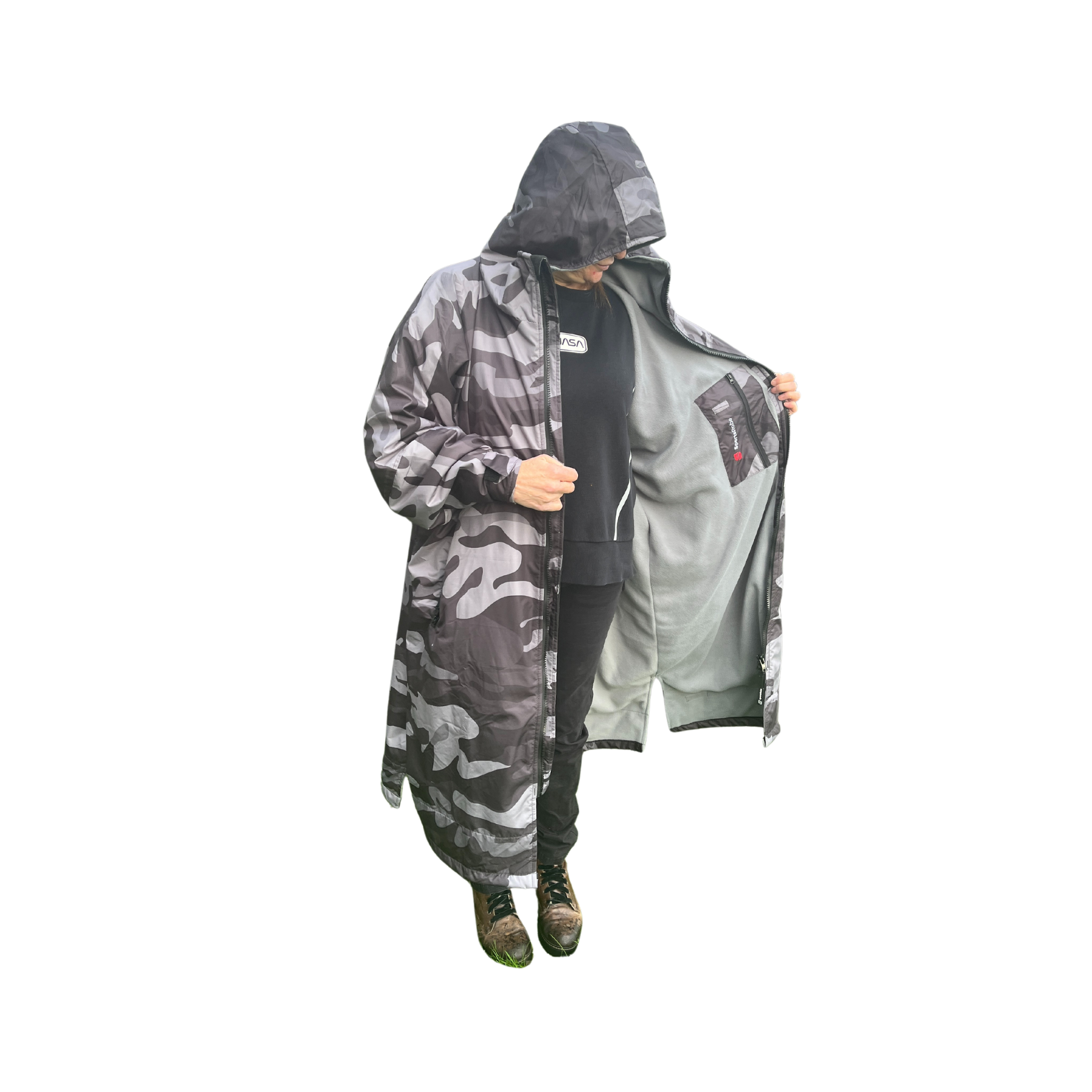 The SportsRobe - Junior Grey Camo