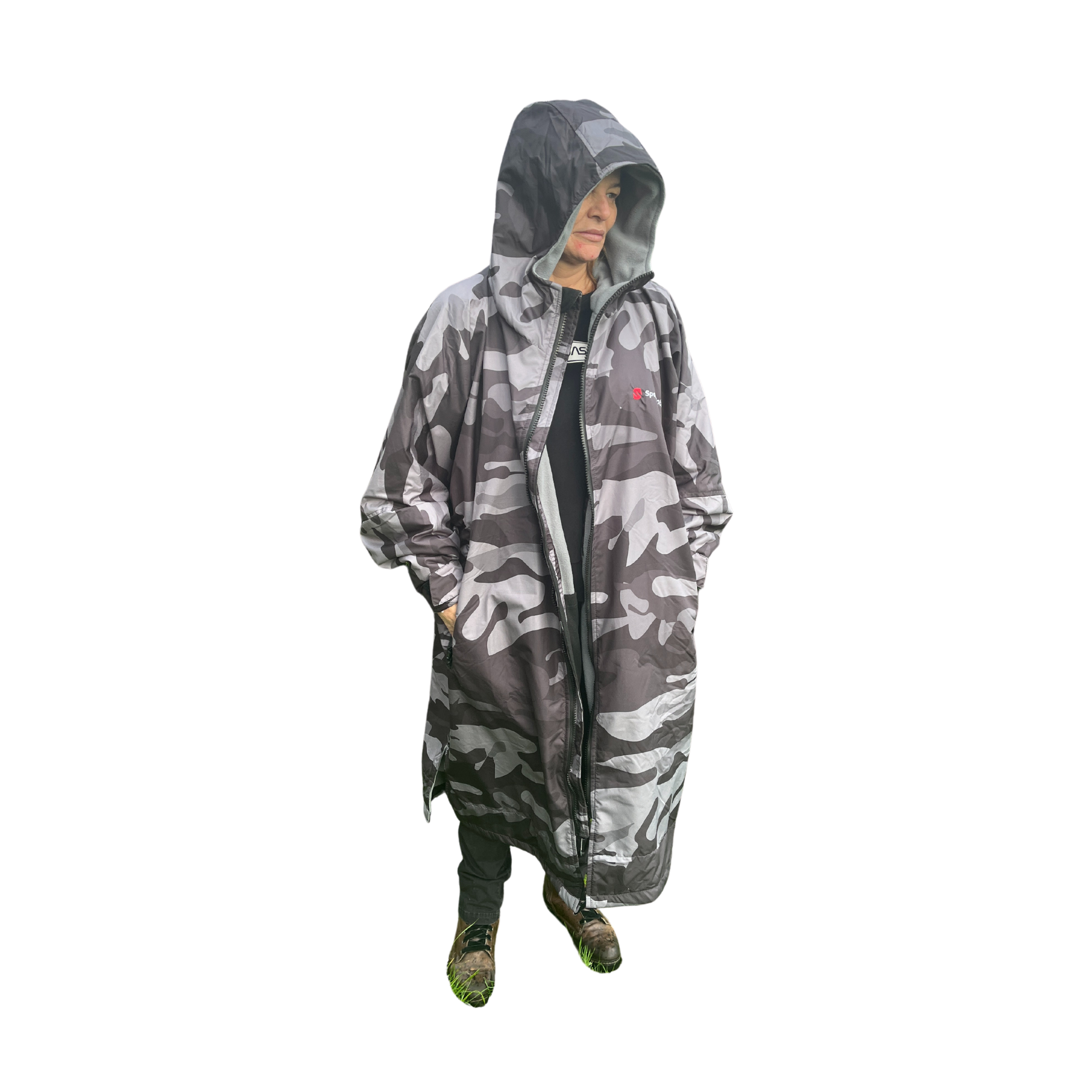 The SportsRobe - Junior Grey Camo