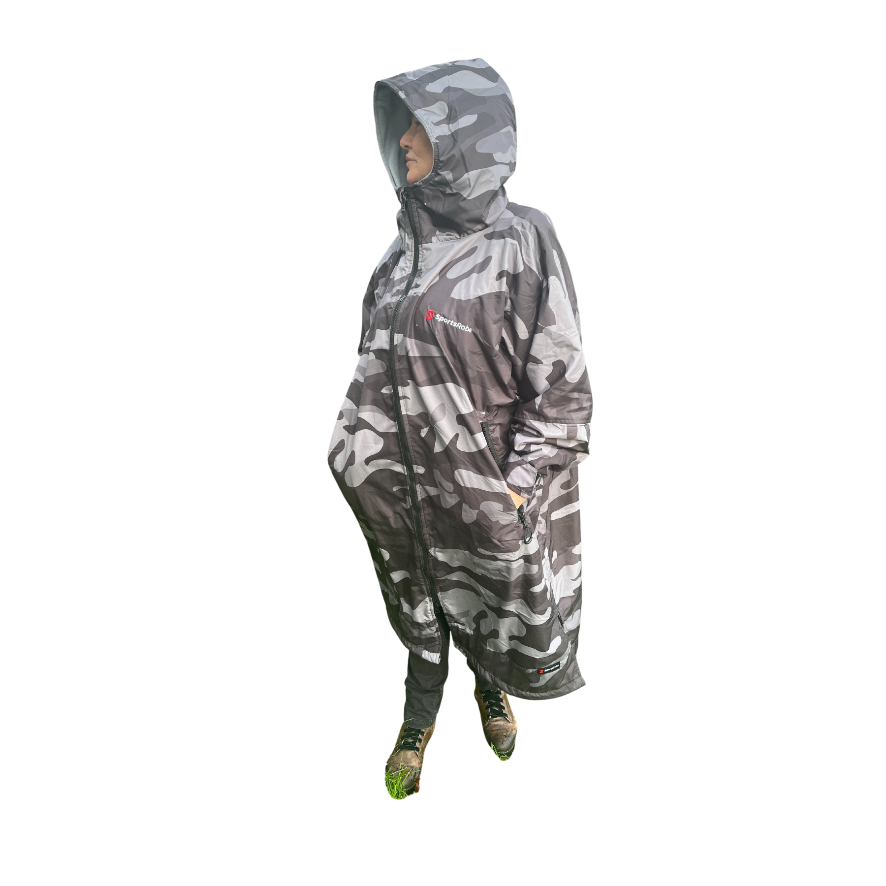 The SportsRobe - Adult Grey Camo
