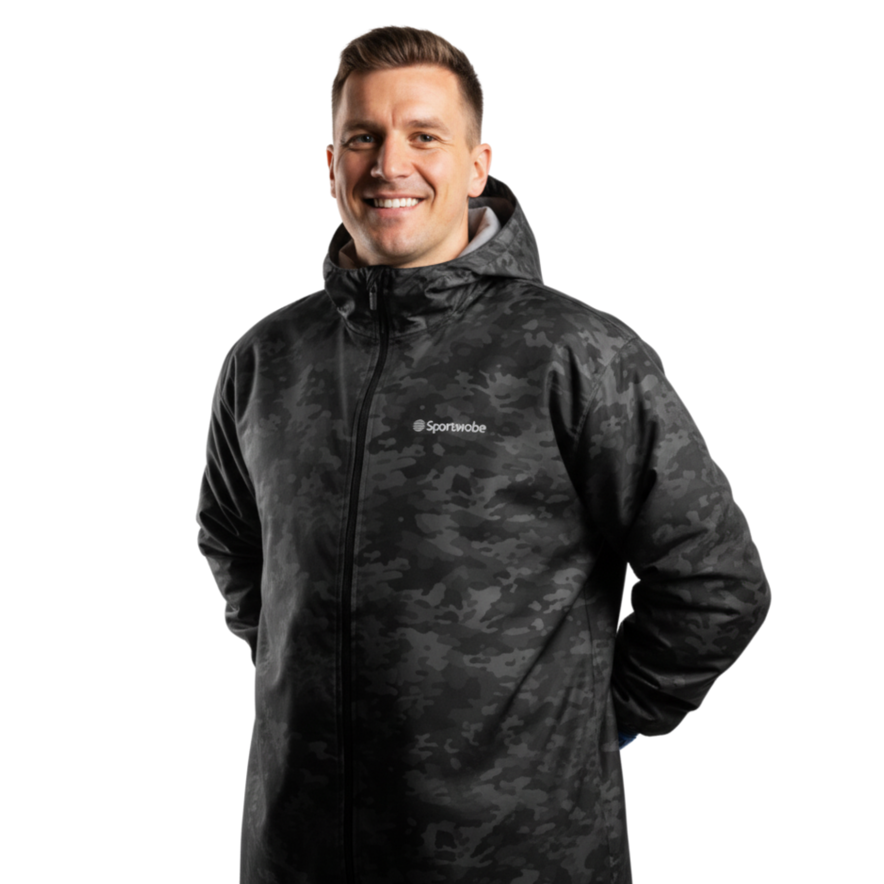 The SportsRobe - Junior Grey Camo