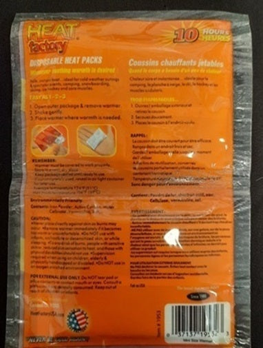 Heat Factory Hand Warmers